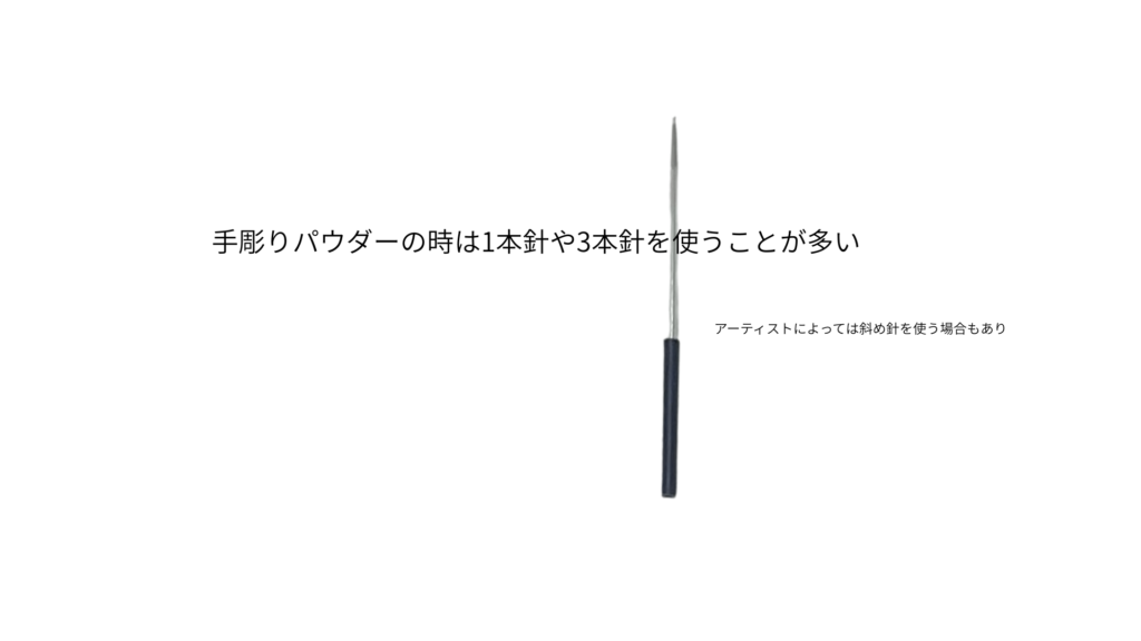 手彫りパウダーアートメイク